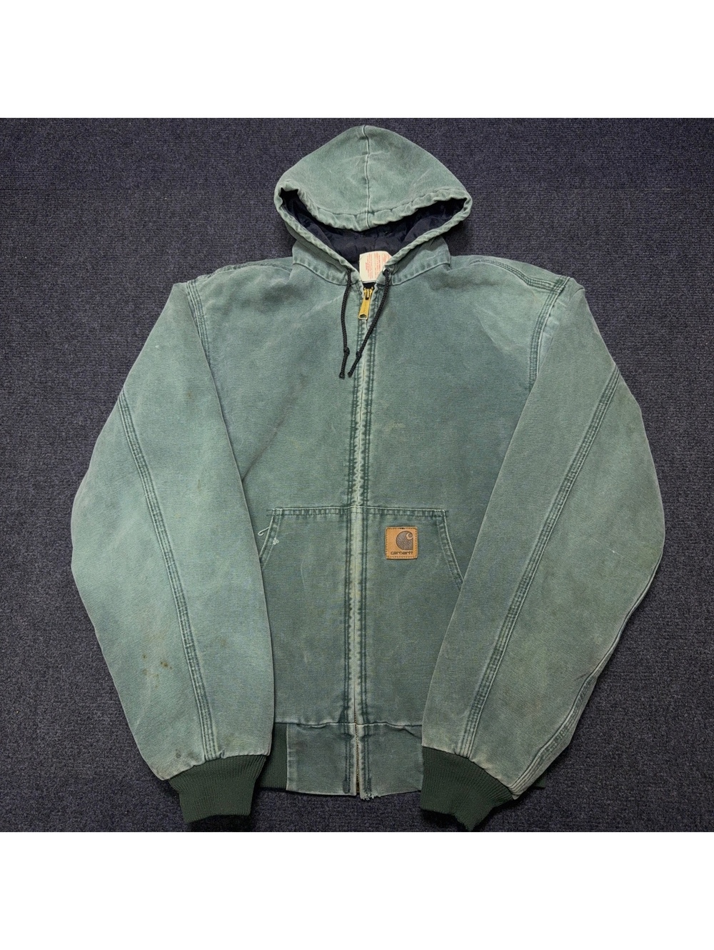 Carhartt Men's Medium Tall Utility Jacket Green JQ394